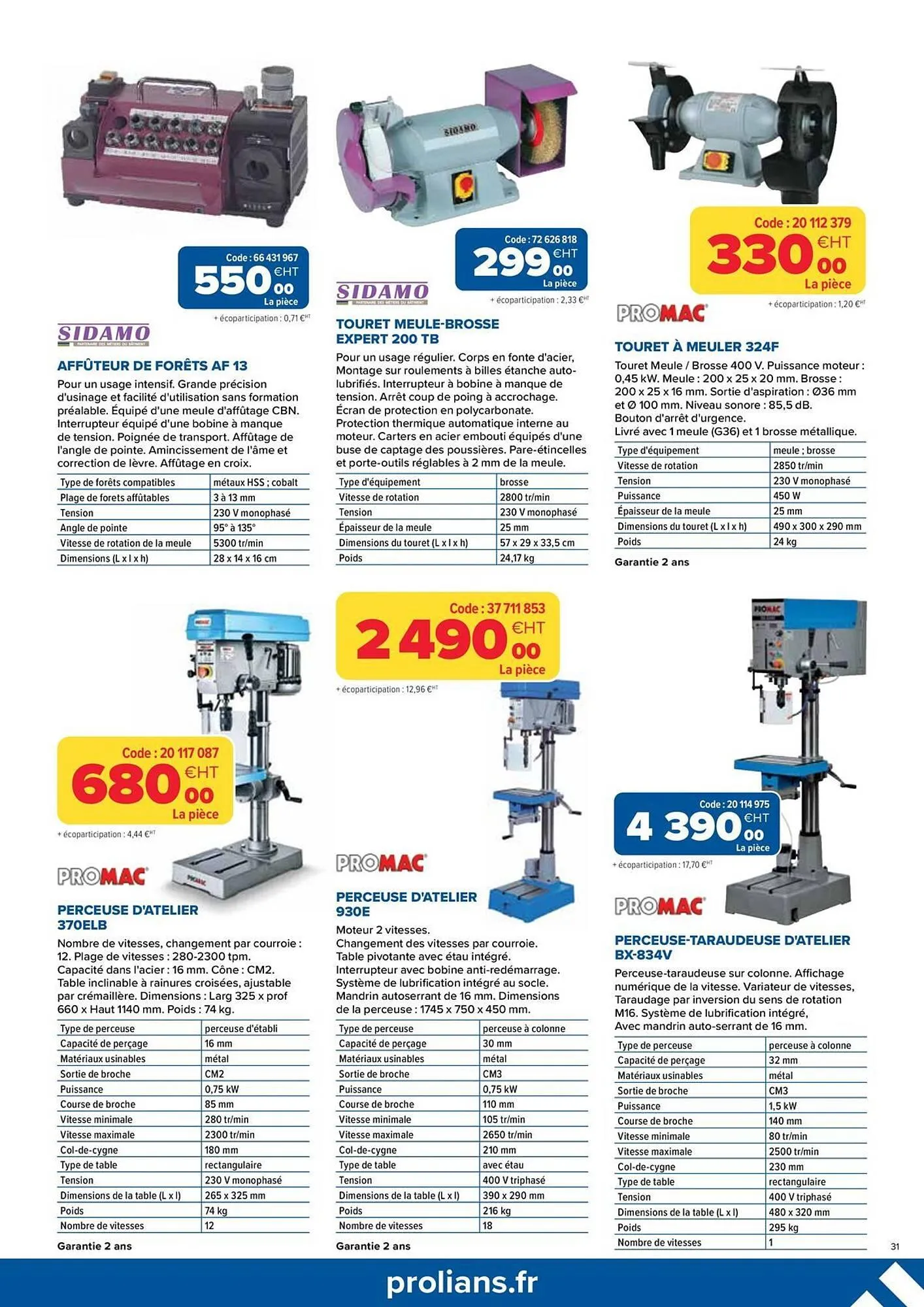 Catalogue Prolians du 16 octobre au 31 décembre 2025 - Catalogue page 31