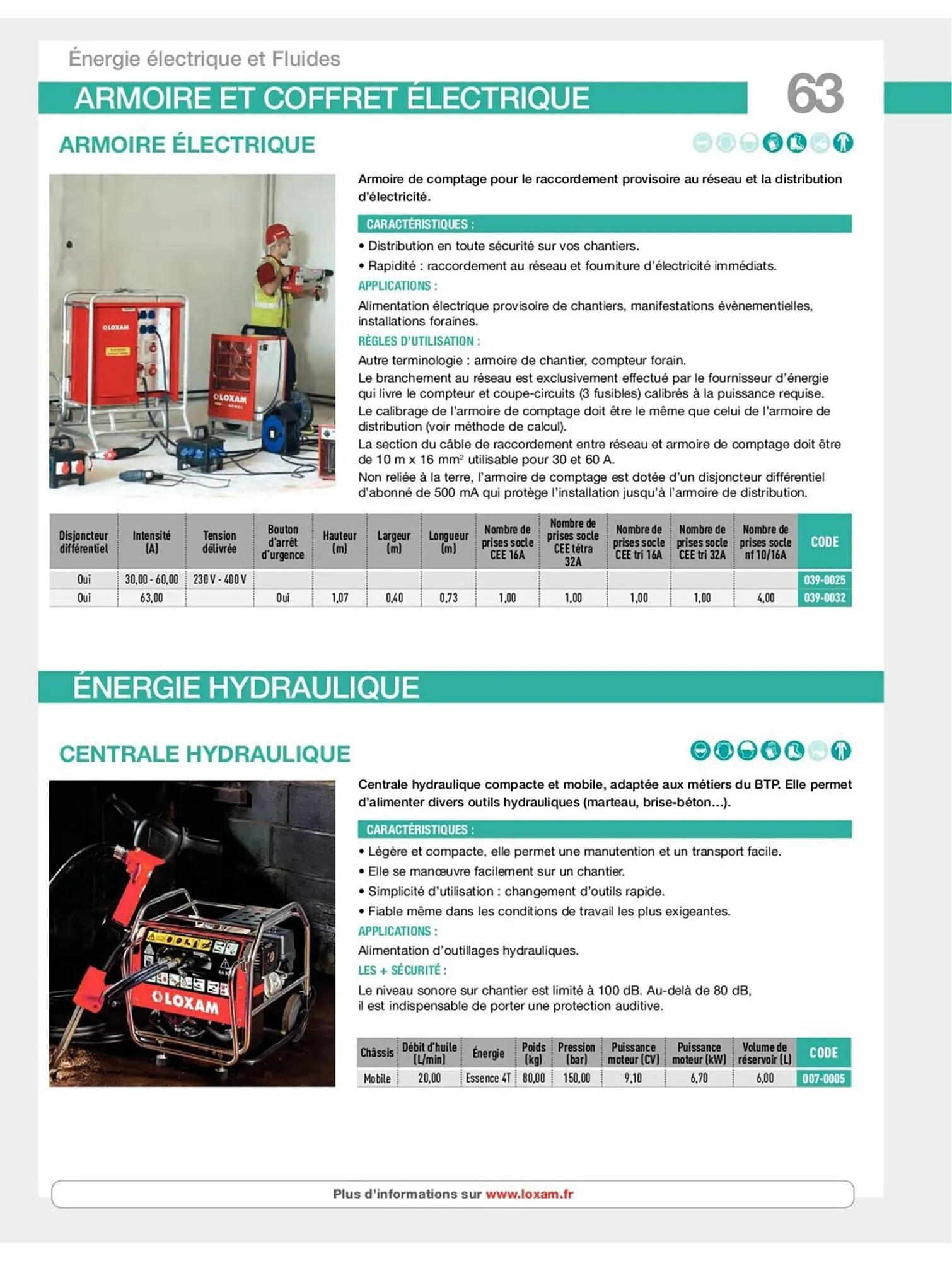Catalogue Loxam du 19 avril au 31 décembre 2023 - Catalogue page 65