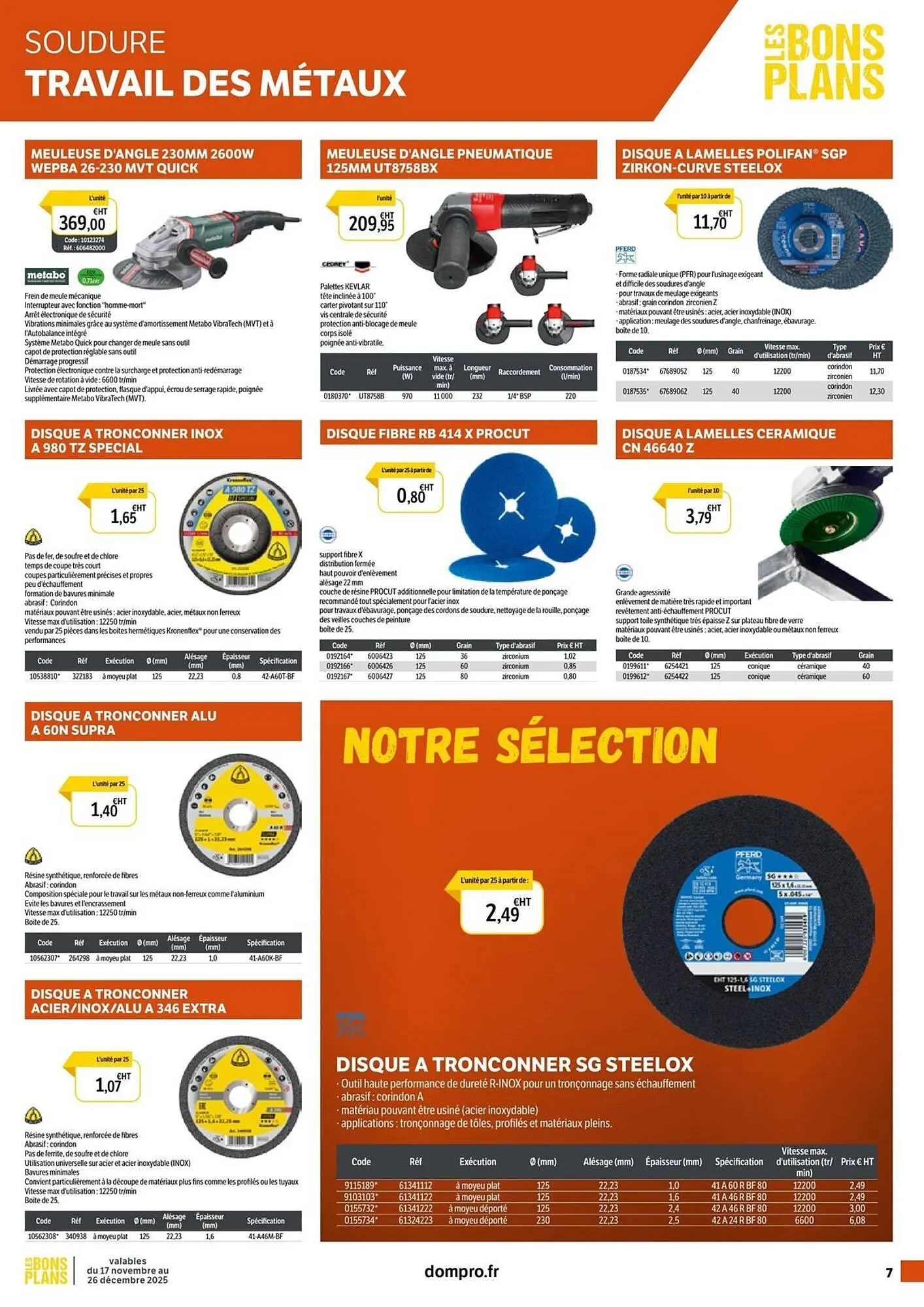 Catalogue DomPro du 26 novembre au 26 décembre 2025 - Catalogue page 7