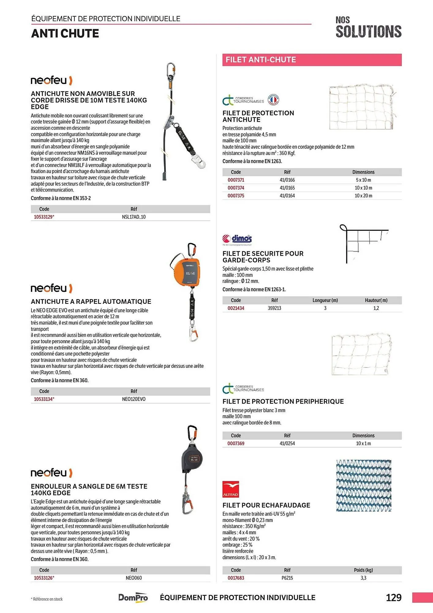 Catalogue DomPro du 23 janvier au 1 janvier 2027 - Catalogue page 129
