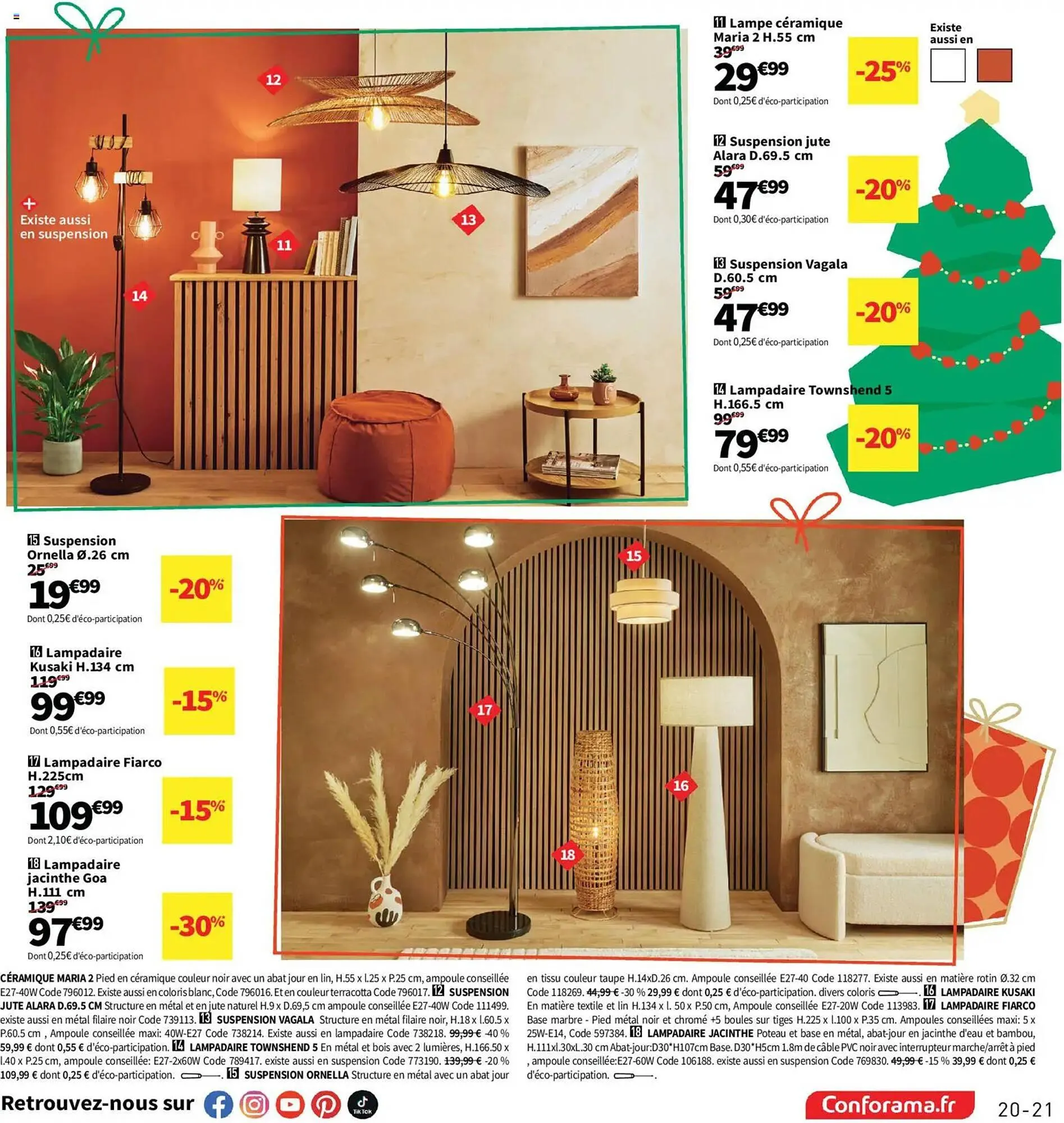 Catalogue Conforama du 28 octobre au 25 décembre 2025 - Catalogue page 21