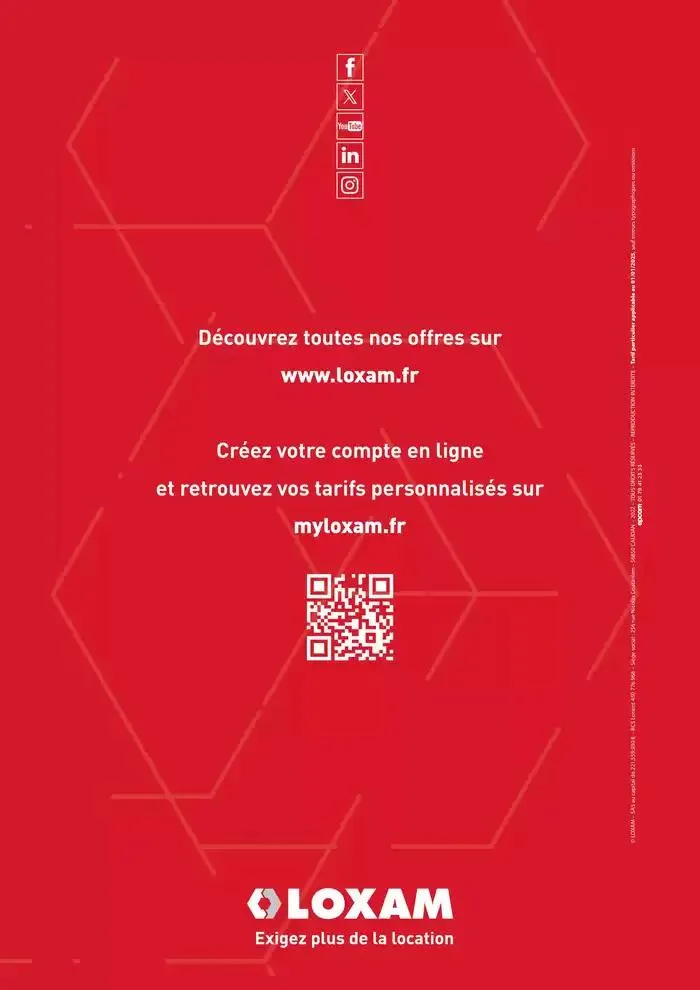 Tarifs particuliers du 3 janvier au 31 décembre 2025 - Catalogue page 39