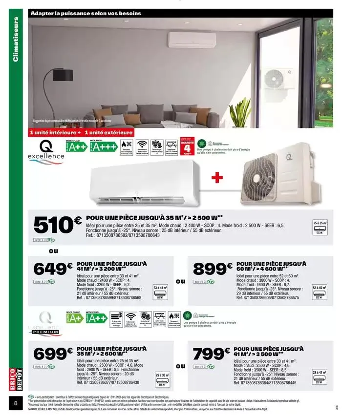 J’améliore mon habitat à prix dépôt du 2 octobre au 9 octobre 2024 - Catalogue page 8