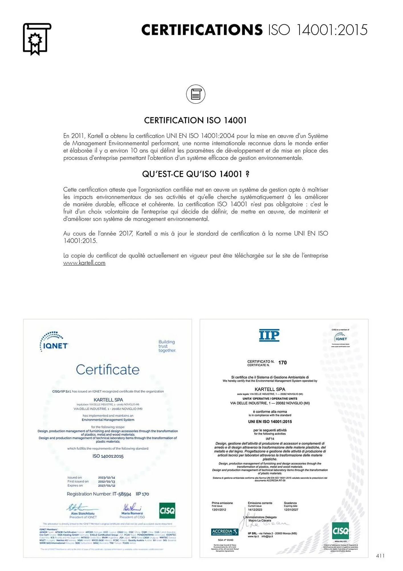 Catalogue Kartell du 4 février au 31 décembre 2026 - Catalogue page 413