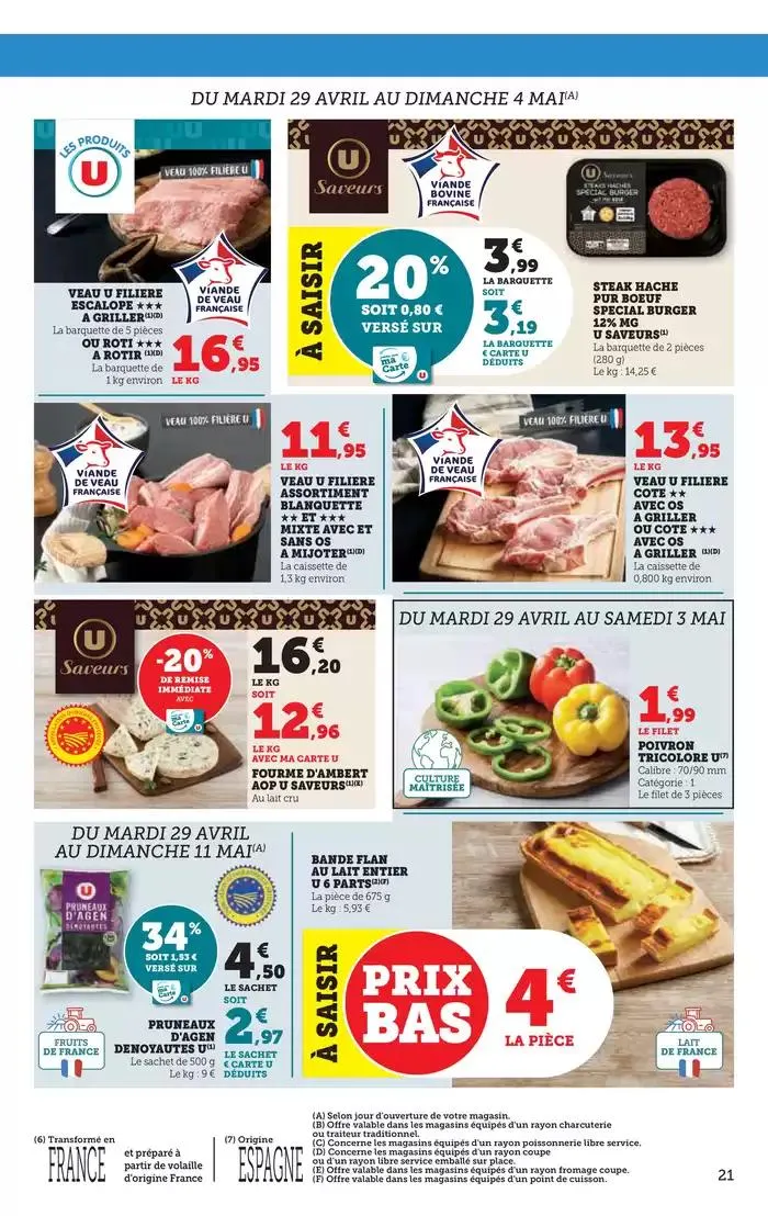 Catalogue Super U du 29 avril au 11 mai 2025 - Catalogue page 21