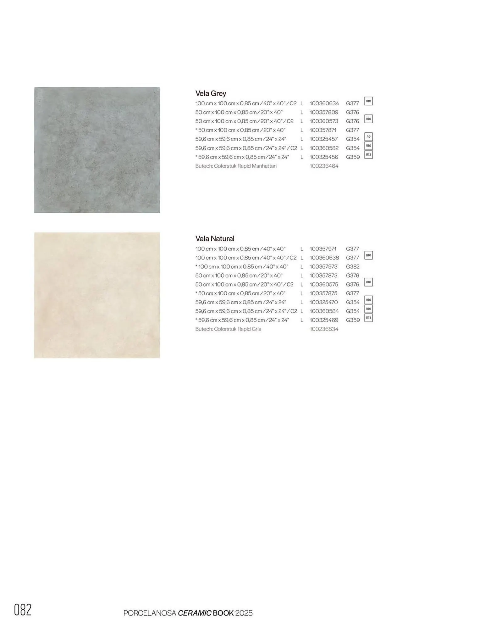 Catalogue Porcelanosa du 27 janvier au 31 décembre 2025 - Catalogue page 84