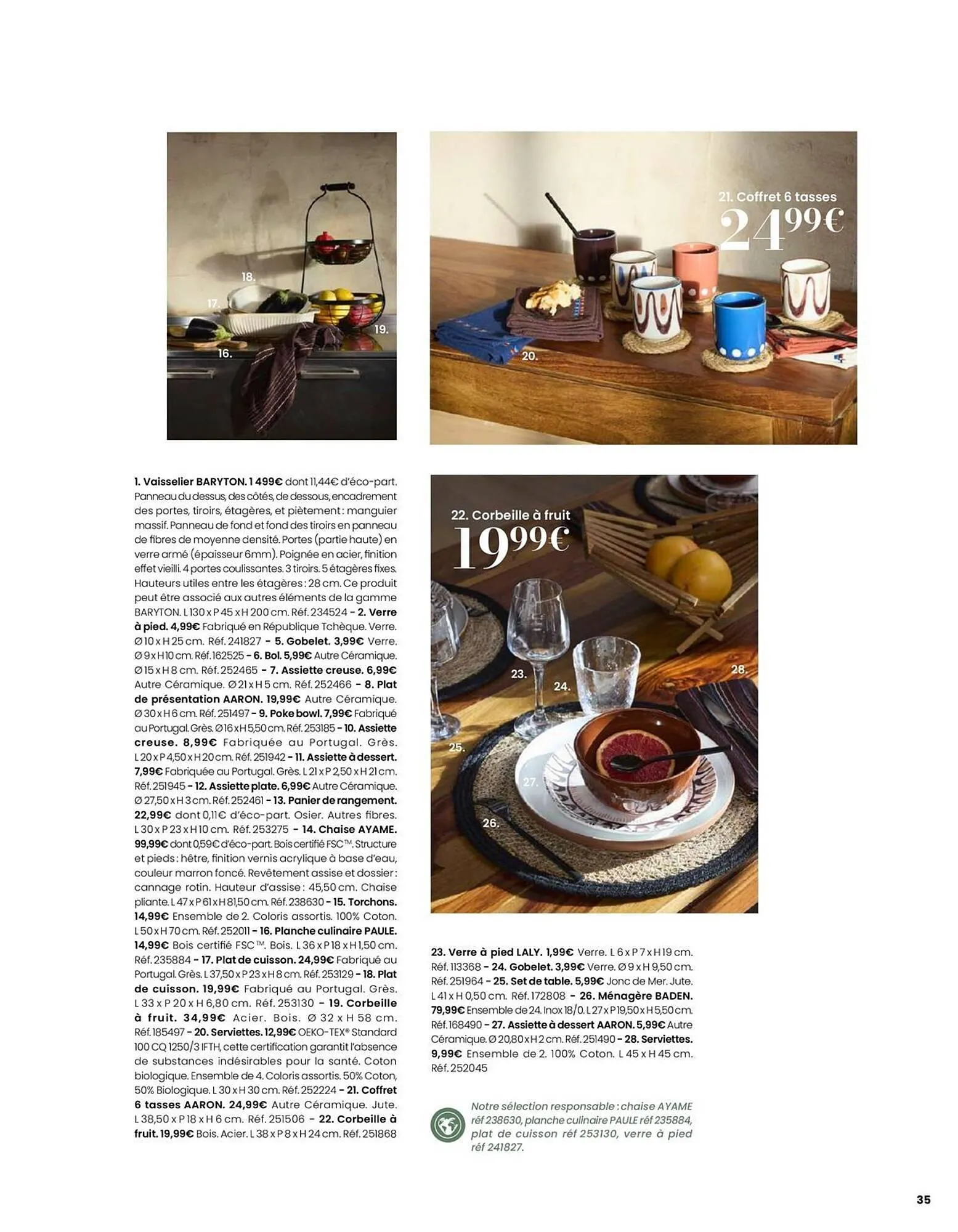 Catalogue Maisons du Monde du 1 mars au 31 août 2026 - Catalogue page 35