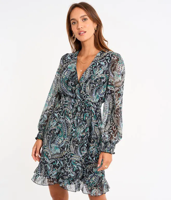 Robe cache-coeur Millie