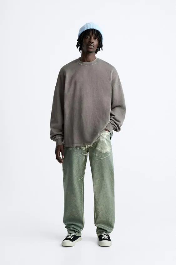 SUDADERA TEXTO ESTAMPADO