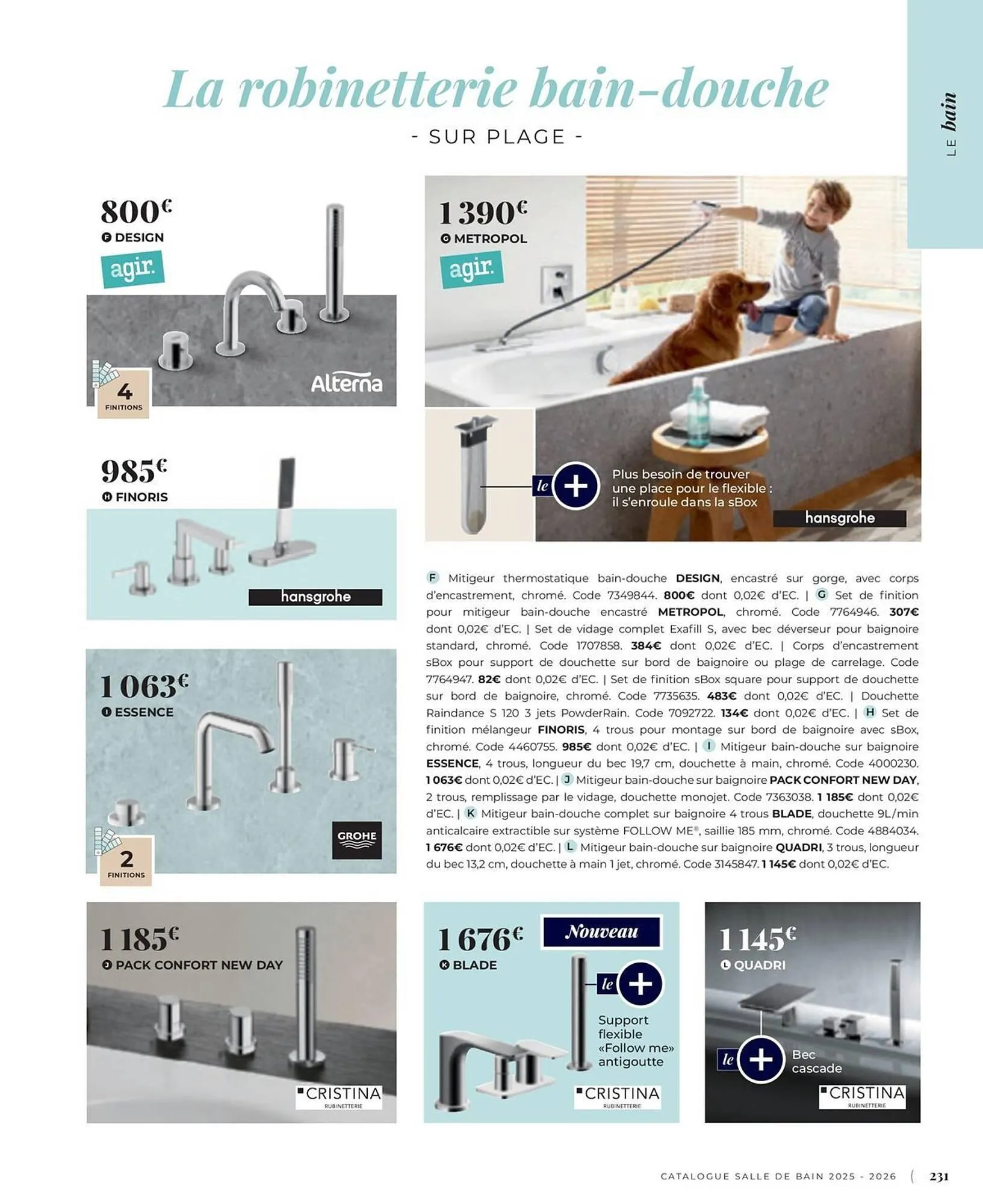 Catalogue Cedeo du 3 juin au 31 décembre 2025 - Catalogue page 231