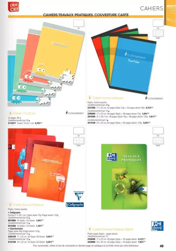 Écoles et loisirs 2025 du 1 janvier au 31 décembre 2025 - Catalogue page 49