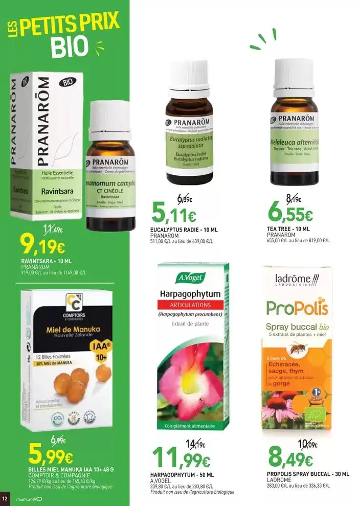 LES PETITS PRIX BIO du 13 novembre au 8 décembre 2024 - Catalogue page 12