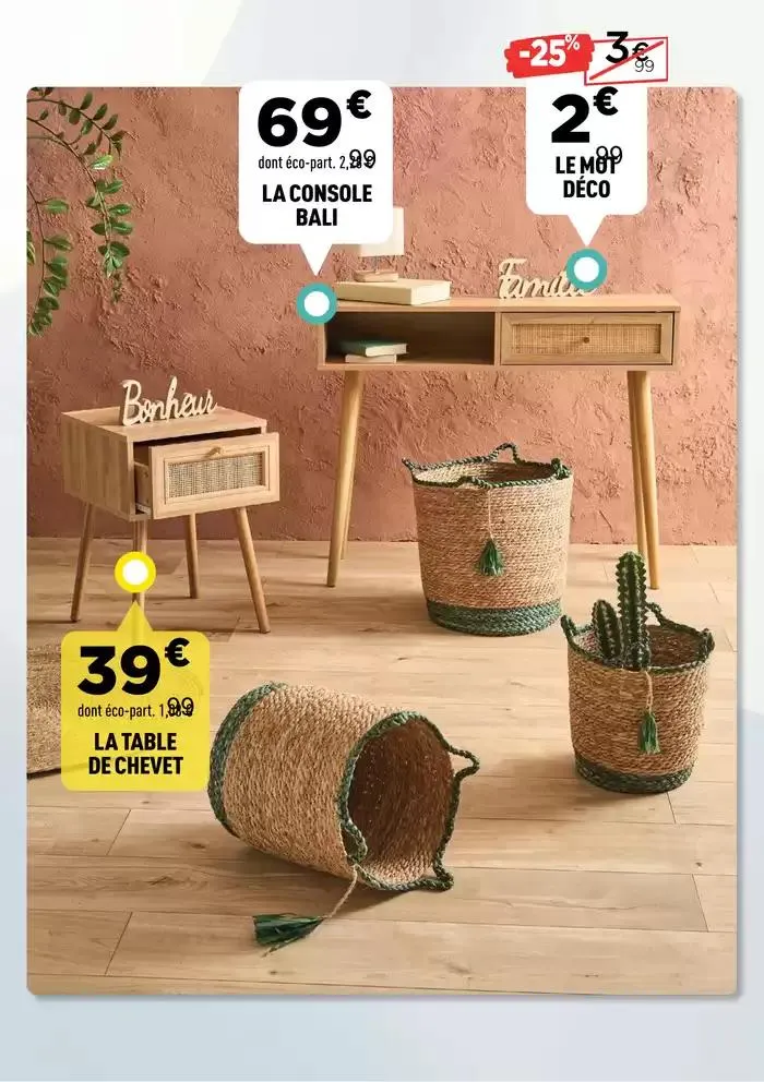 Des prix déco qui n'attendent pas ! du 3 mars au 16 mars 2025 - Catalogue page 5