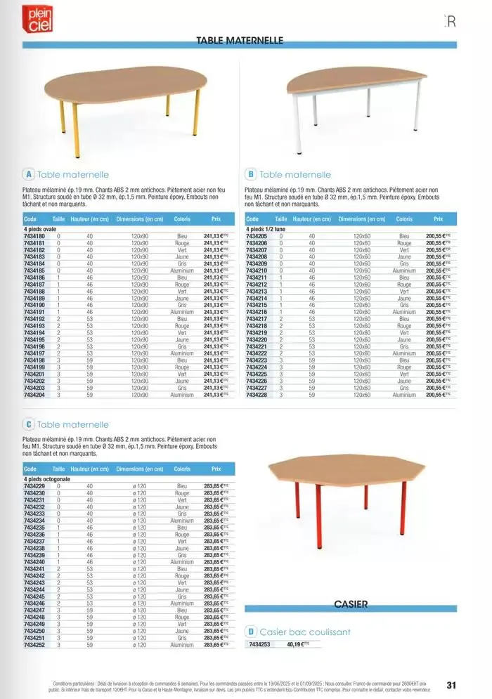 Écoles et loisirs 2025 du 1 janvier au 31 décembre 2025 - Catalogue page 31