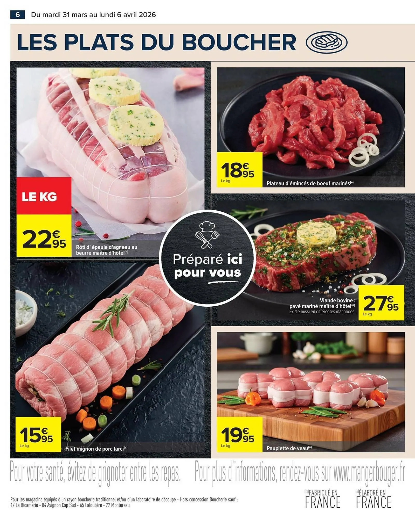 Catalogue Carrefour du 31 mars au 6 avril 2026 - Catalogue page 6
