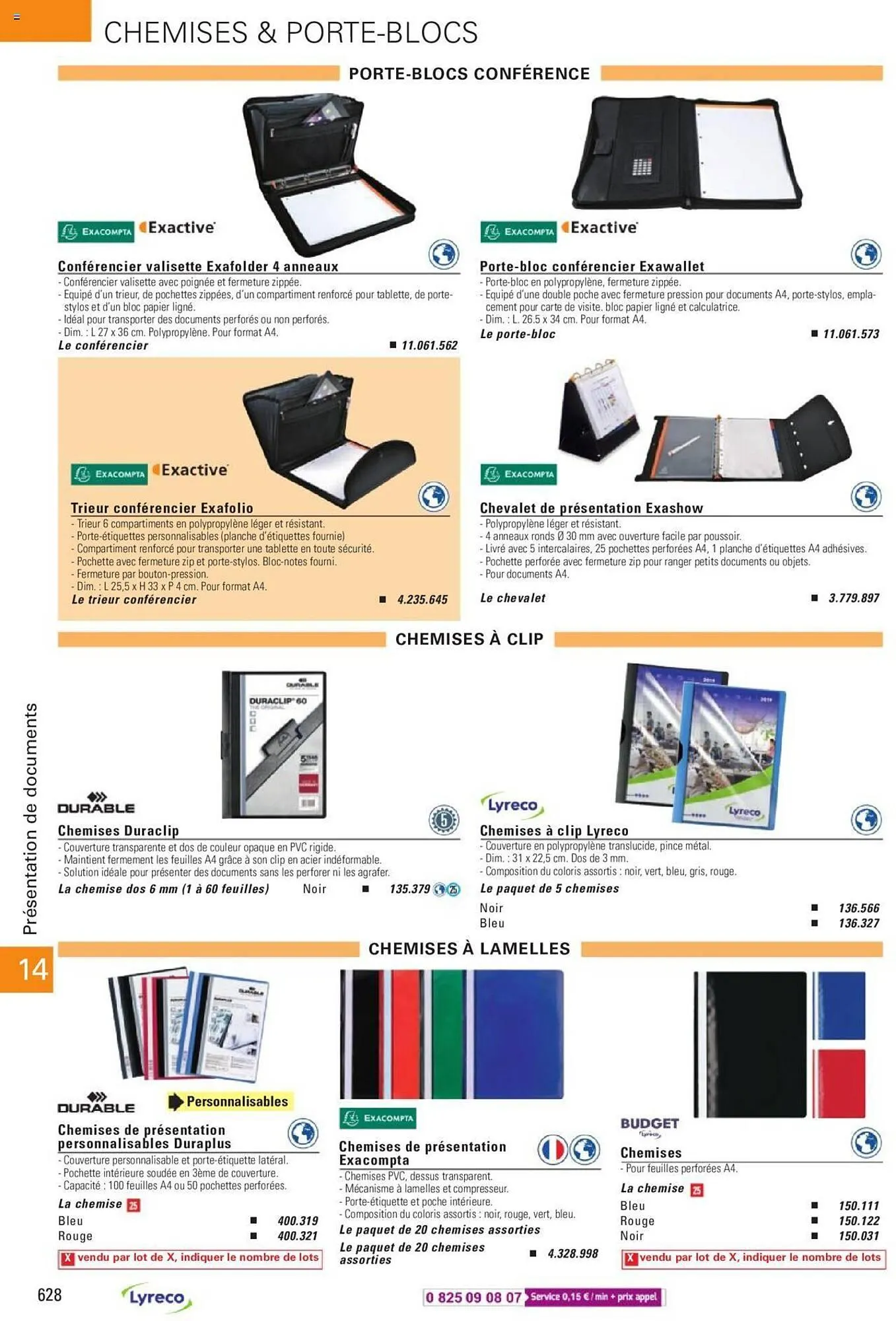 Catalogue Lyreco du 15 mai au 31 décembre 2023 - Catalogue page 628