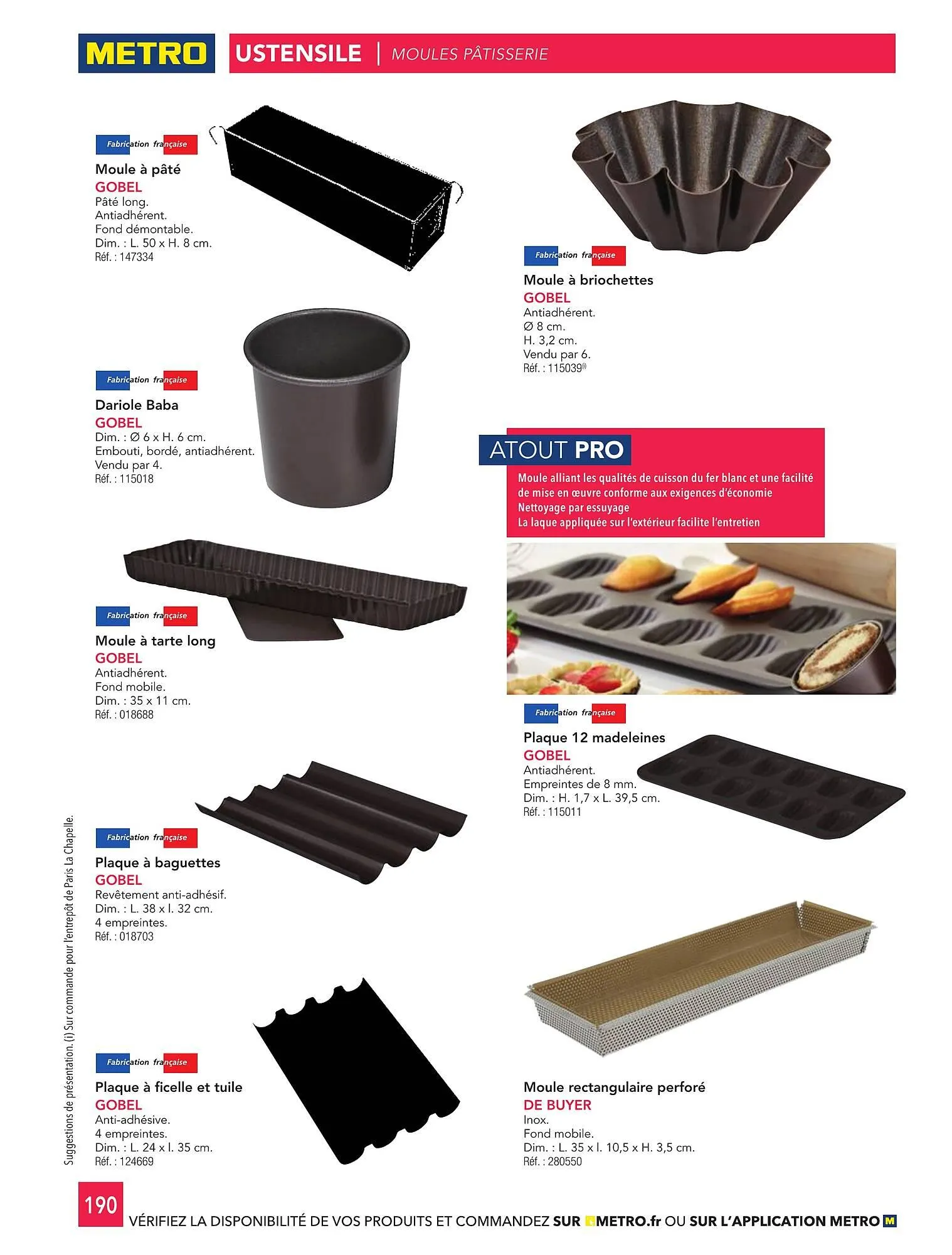 Catalogue METRO du 1 janvier au 31 décembre 2026 - Catalogue page 190