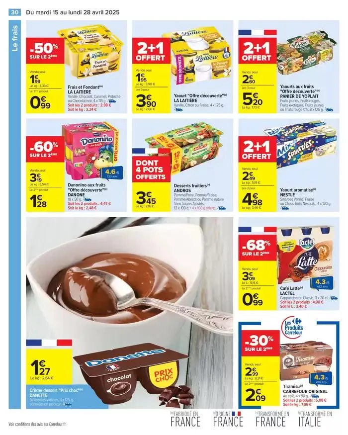 CRÊPES PARTY du 15 avril au 28 avril 2025 - Catalogue page 32