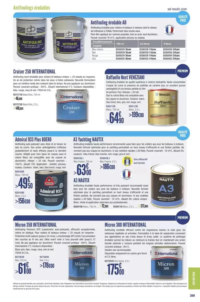 Catalogue Accastillage Diffusion 2025 du 1 janvier au 31 décembre 2025 - Catalogue page 401