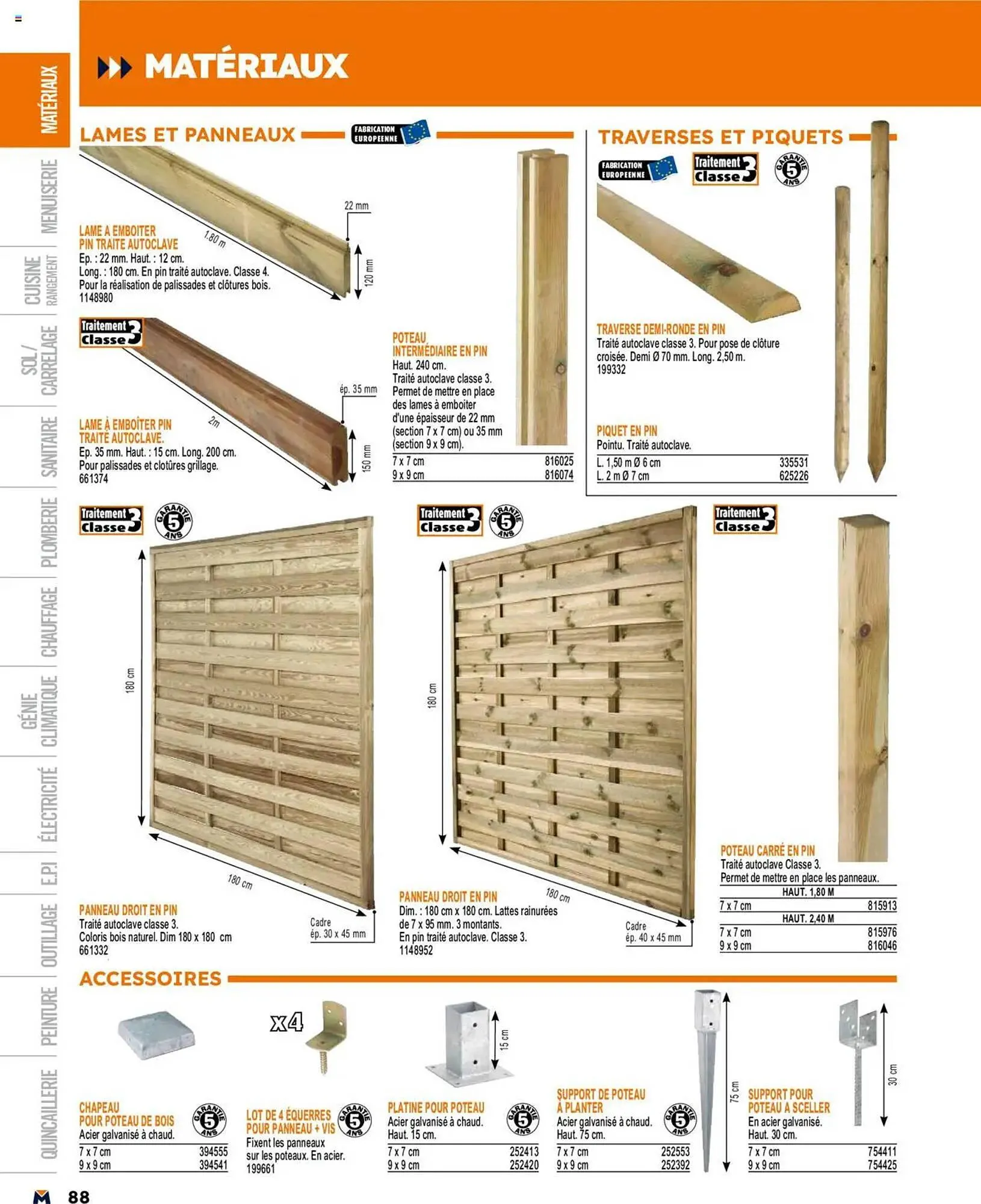 Catalogue Bricoman du 19 mars au 31 décembre 2025 - Catalogue page 88