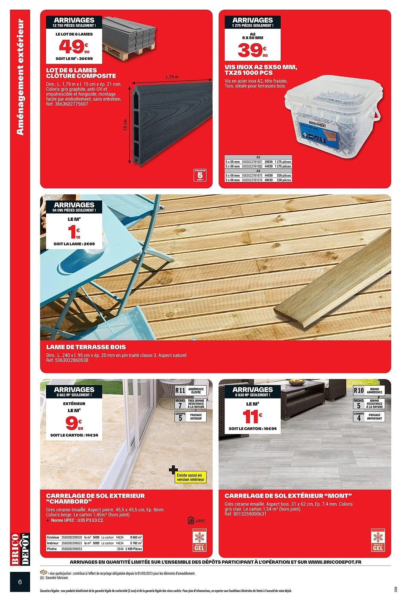 Catalogue Brico Dépôt du 6 mars au 19 mars 2026 - Catalogue page 6