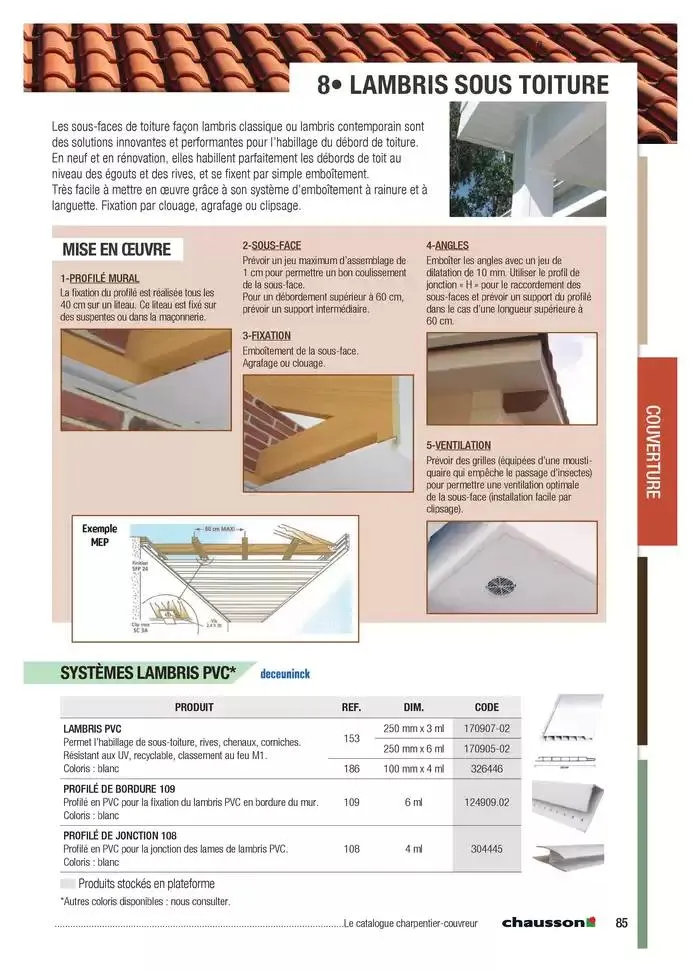 CHARPENTIER-COUVREUR 2025 du 1 janvier au 31 décembre 2025 - Catalogue page 27