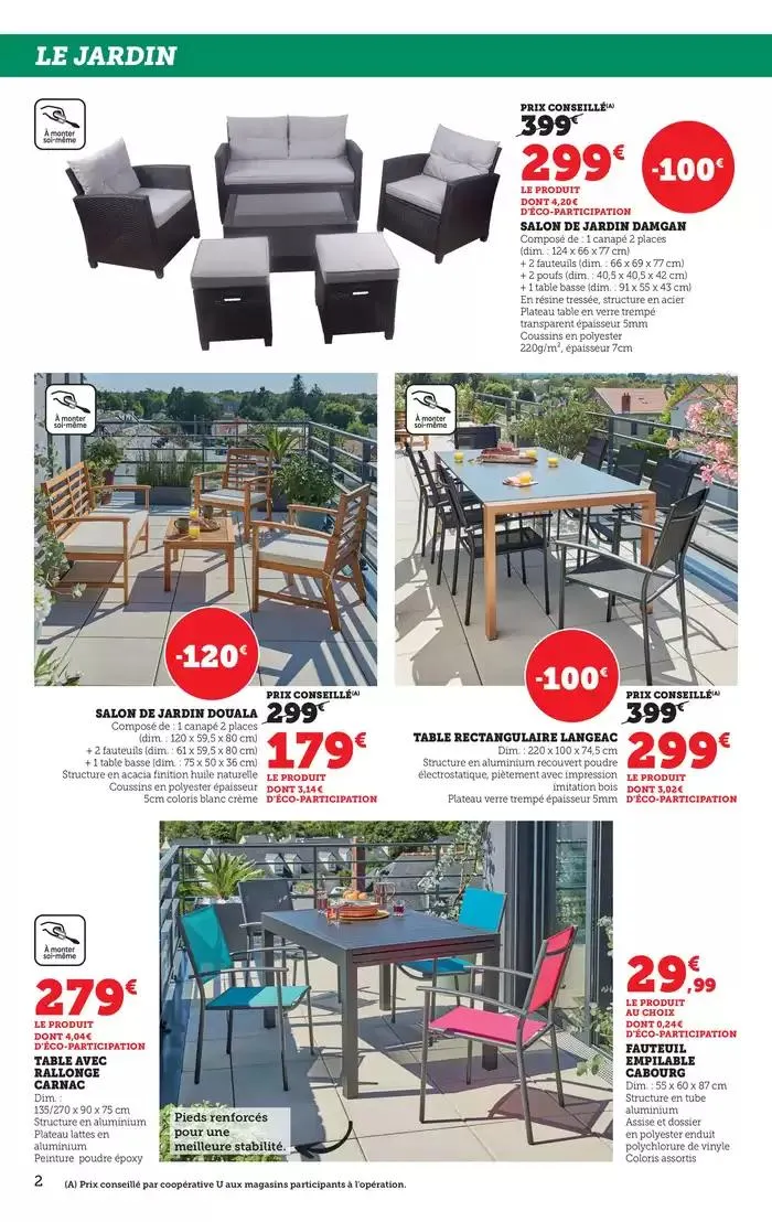 Le plein air a prix bas du 25 mars au 6 avril 2025 - Catalogue page 2