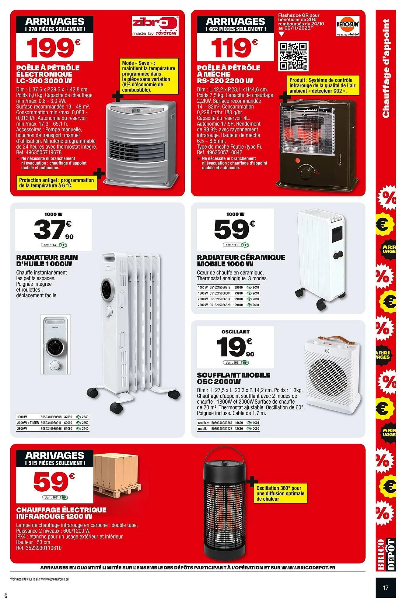 Catalogue Brico Dépôt du 24 octobre au 6 novembre 2025 - Catalogue page 17