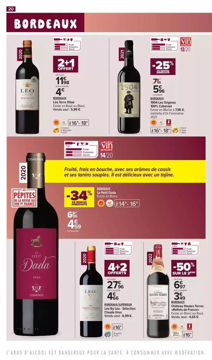 FOIRE AUX VINS, LE GUIDE DES BONS PLANS du 11 mars au 23 mars 2025 - Catalogue page 20
