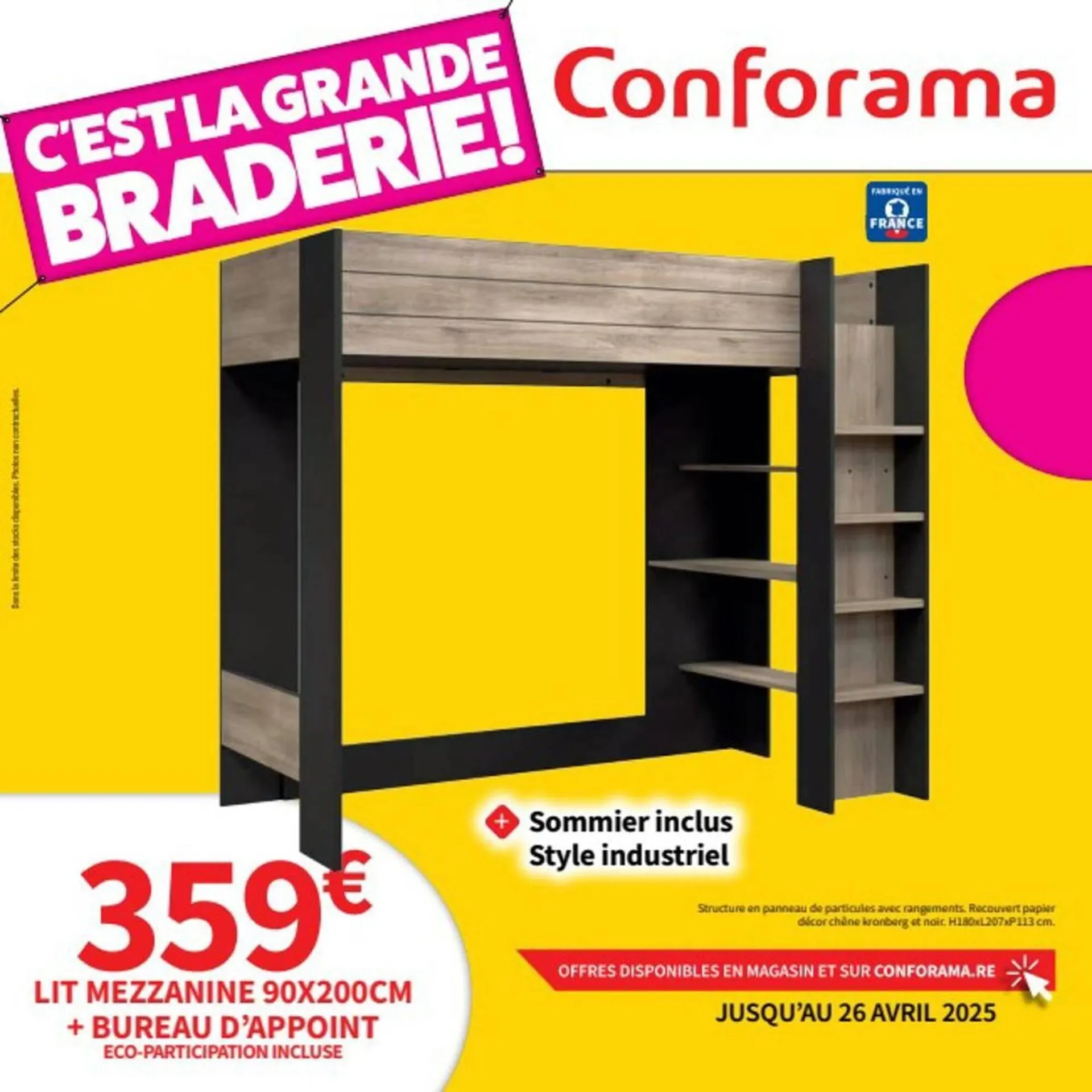 Catalogue Conforama du 18 avril au 26 avril 2025 - Catalogue page 9
