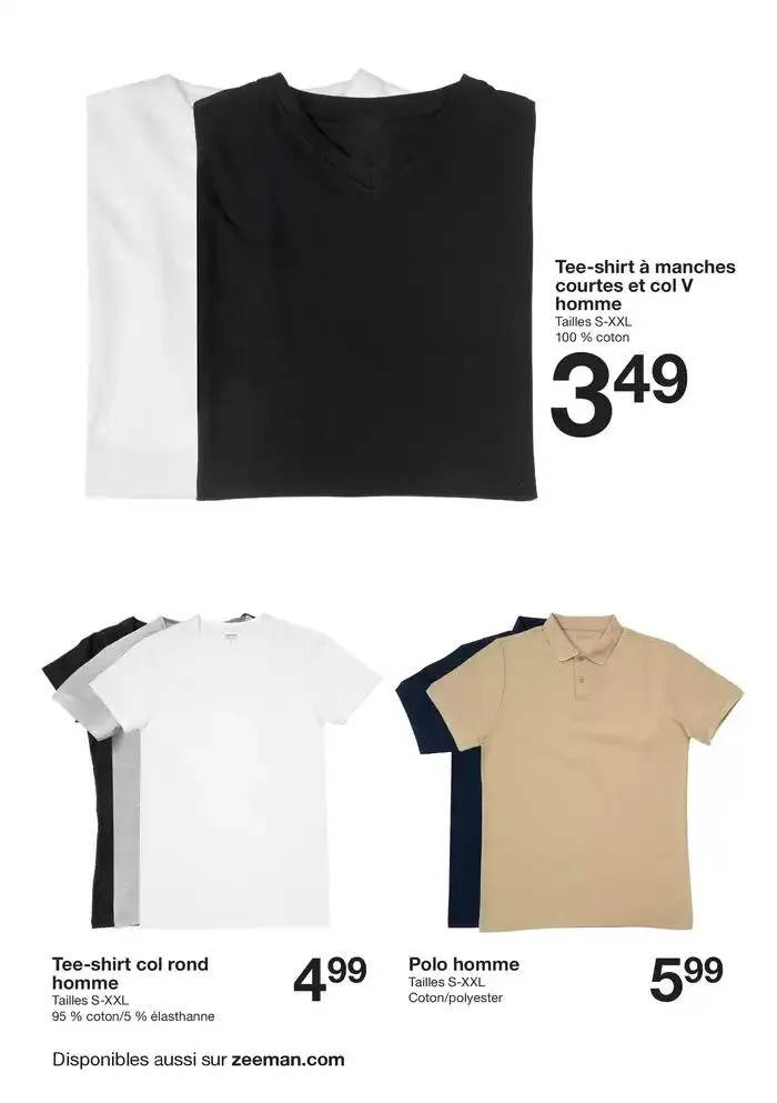 Nos basiques intemporels vont bien avec tout. du 3 mars au 14 mars 2025 - Catalogue page 6