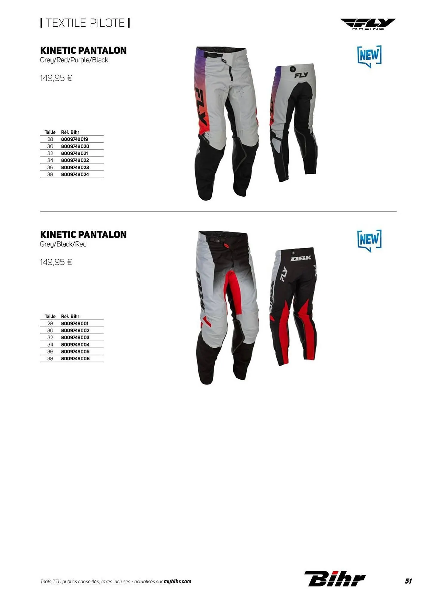 Catalogue Bihr du 1 janvier au 31 janvier 2026 - Catalogue page 51