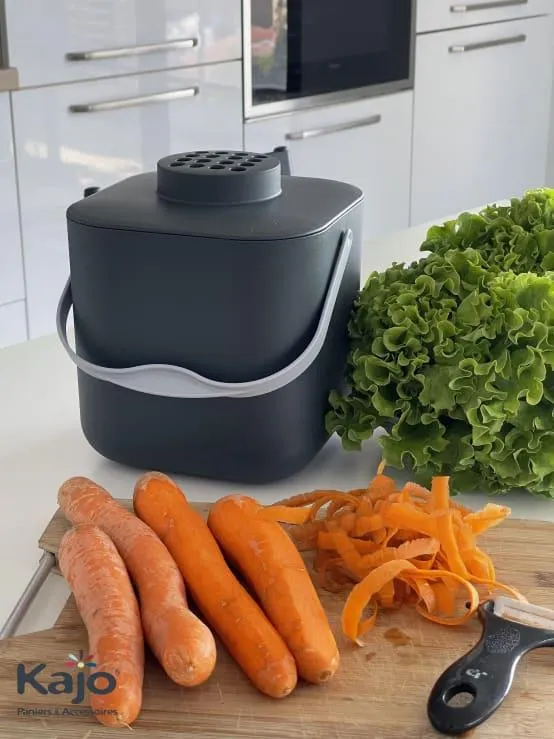 Seau à compost 5L Gris