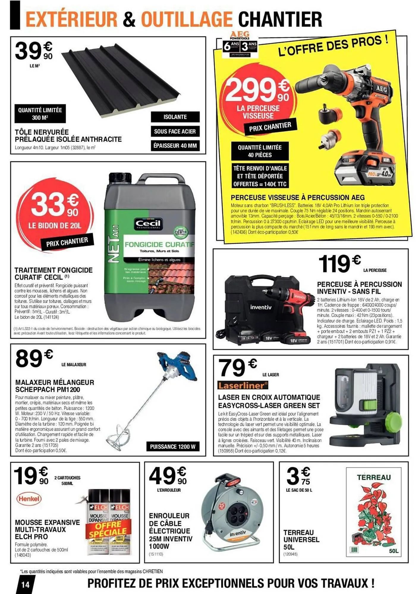 Catalogue Chretien Matériaux du 11 mars au 30 mars 2024 - Catalogue page 6