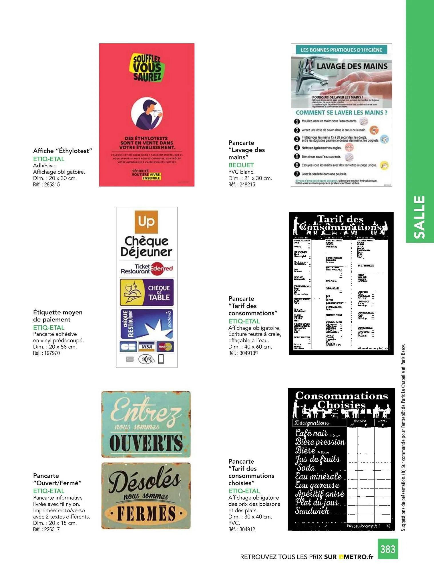 Catalogue METRO du 1 janvier au 31 décembre 2026 - Catalogue page 383