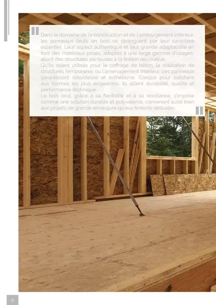 BOIS PANNEAUX 2025 2026 du 30 avril au 31 décembre 2026 - Catalogue page 8