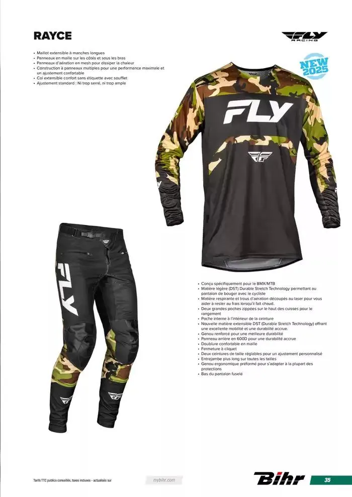 FLY RACING BMX 2025 du 12 avril au 31 décembre 2025 - Catalogue page 35