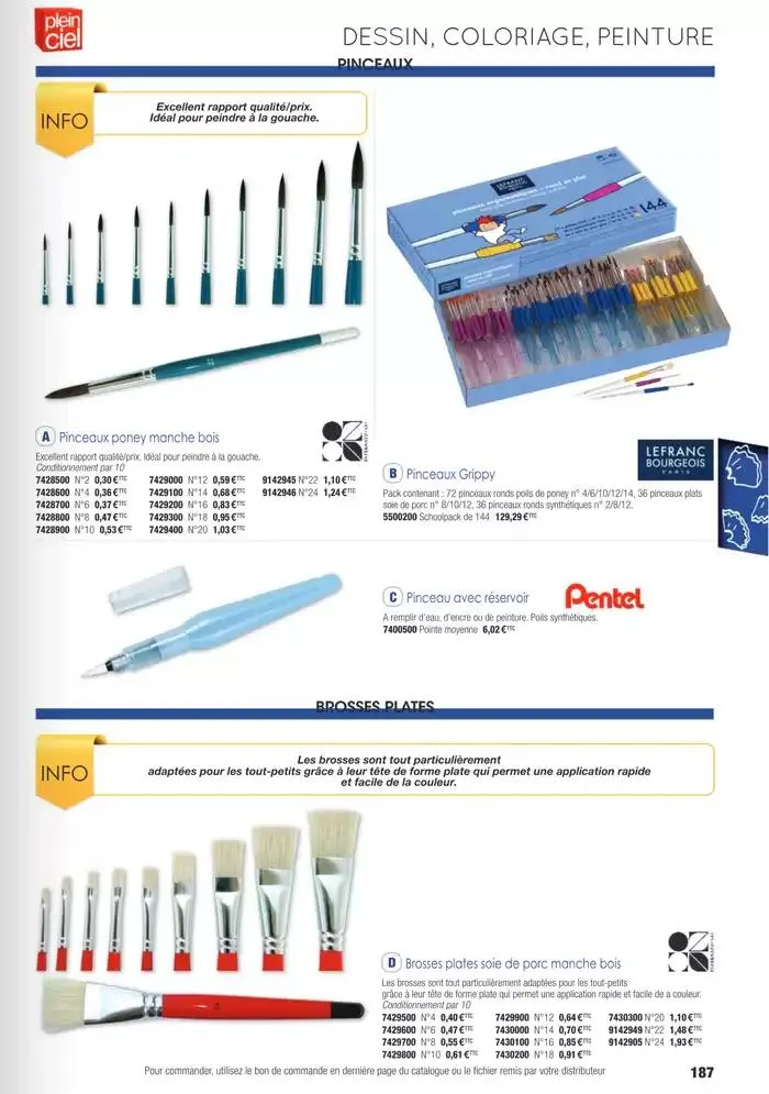 Écoles et loisirs 2025 du 1 janvier au 31 décembre 2025 - Catalogue page 187