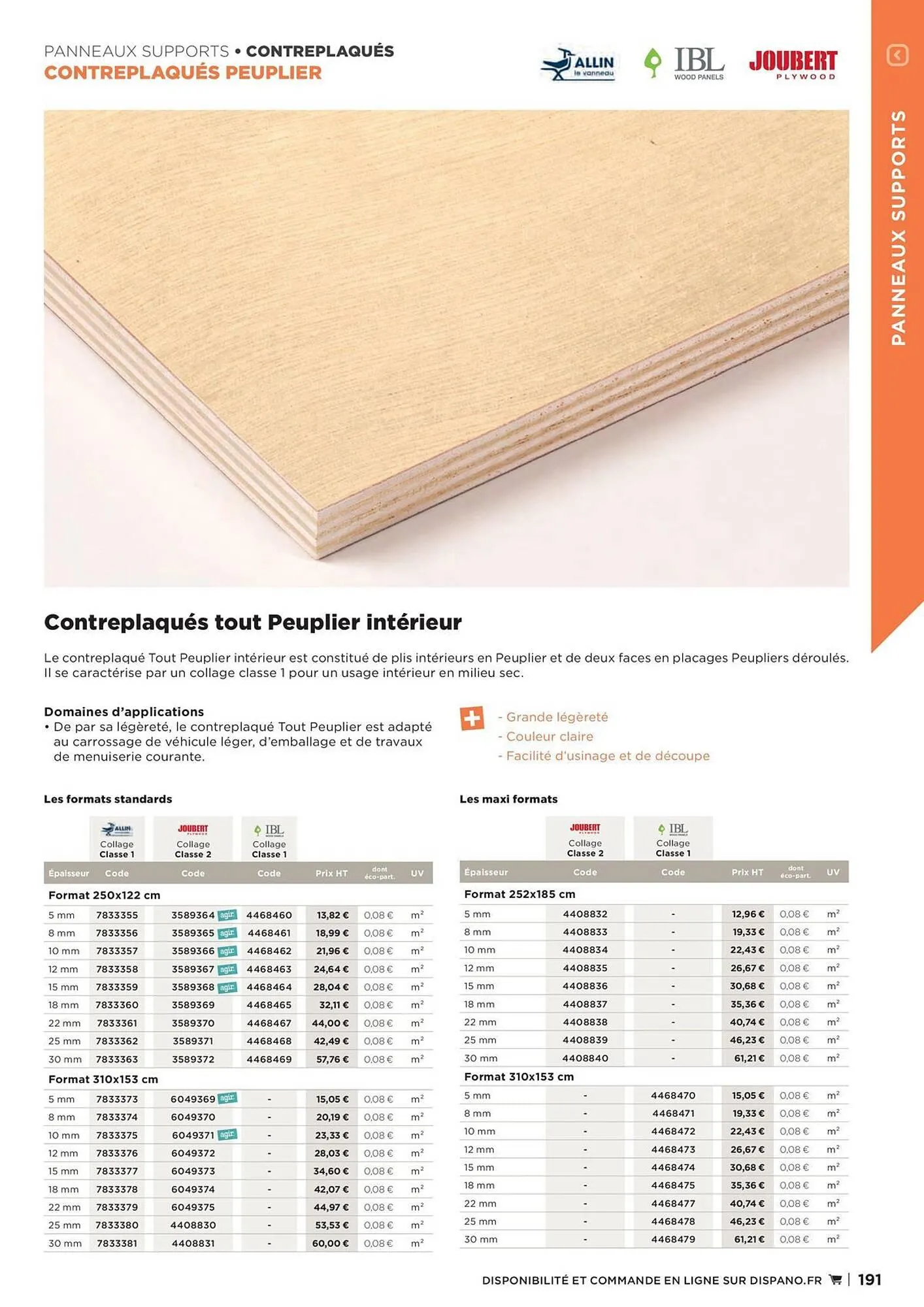 Catalogue Dispano du 25 avril au 31 décembre 2025 - Catalogue page 191