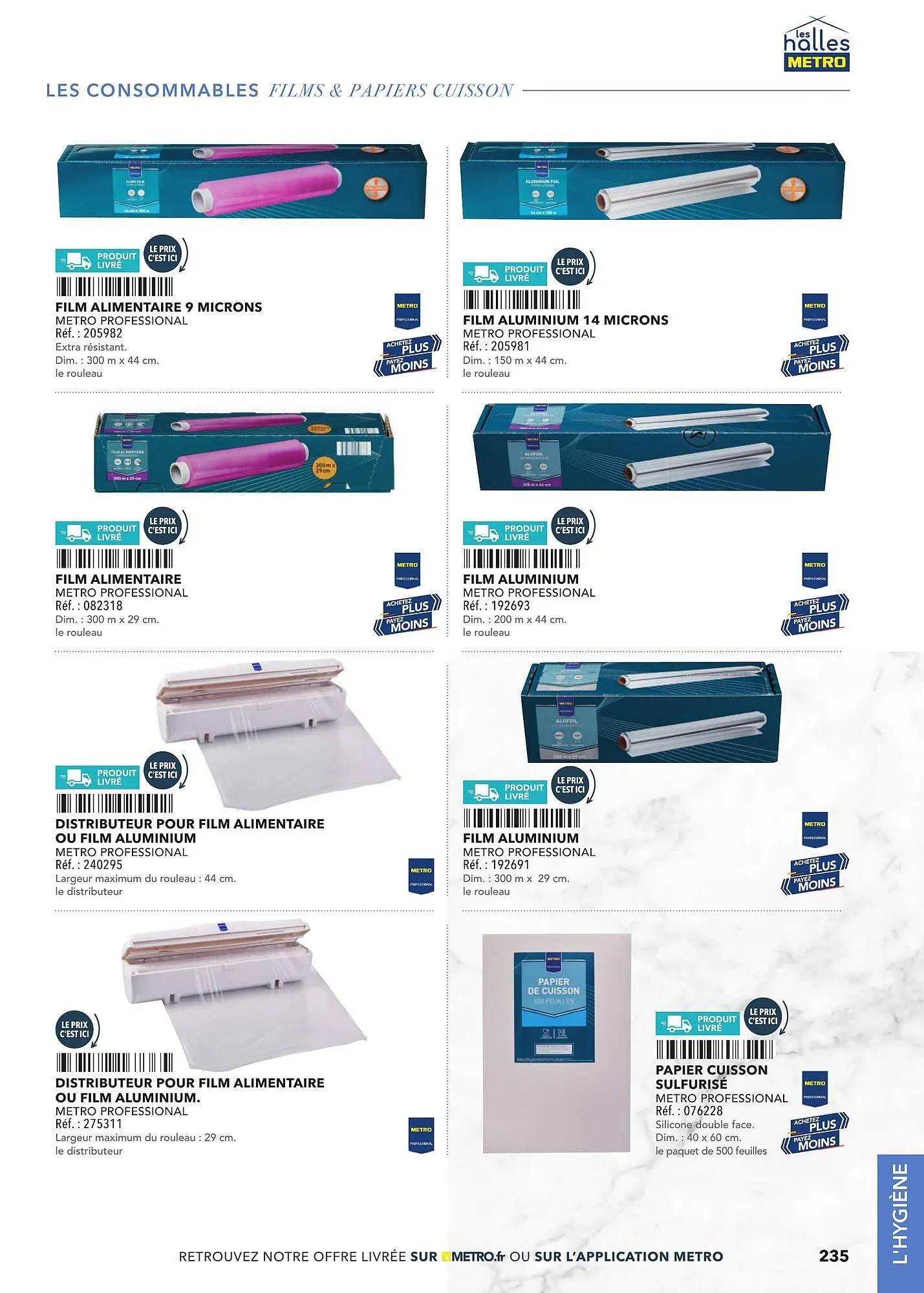 Catalogue METRO du 2 mars au 31 décembre 2025 - Catalogue page 235