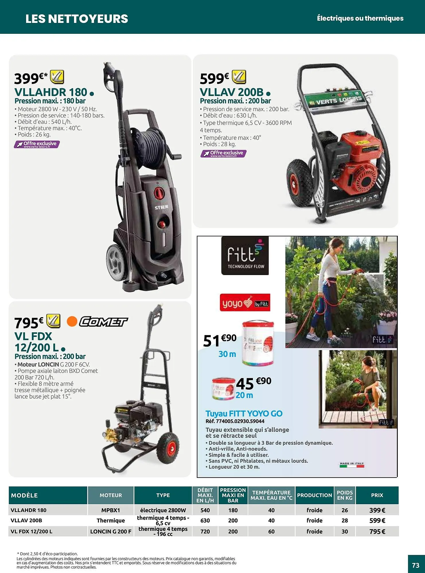 Catalogue Verts Loisirs du 5 mars au 29 décembre 2025 - Catalogue page 73