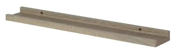 Etagère photo - Décor chêne sanoma - 60x9cm ep30mm