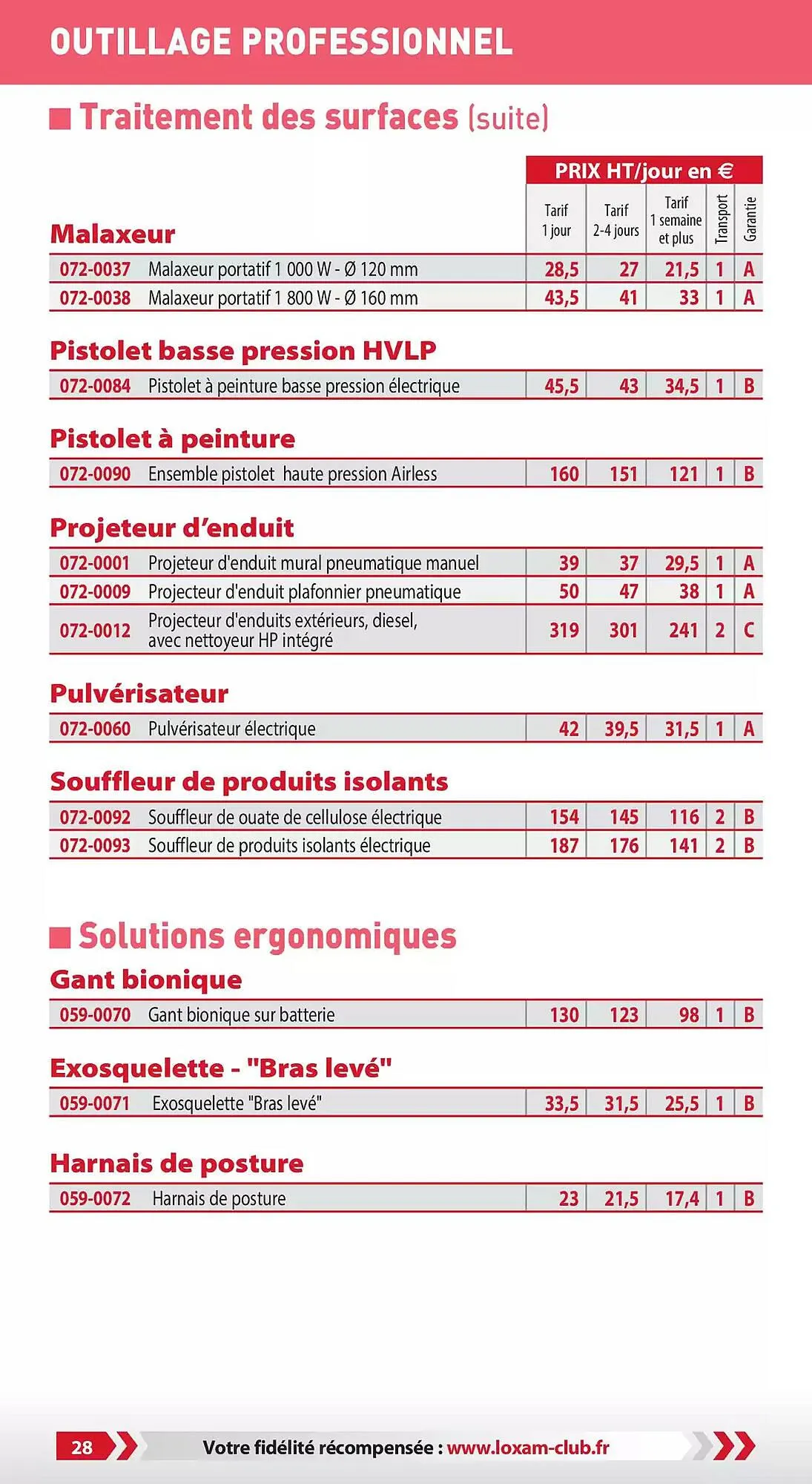 Catalogue Loxam du 3 janvier au 31 décembre 2025 - Catalogue page 30