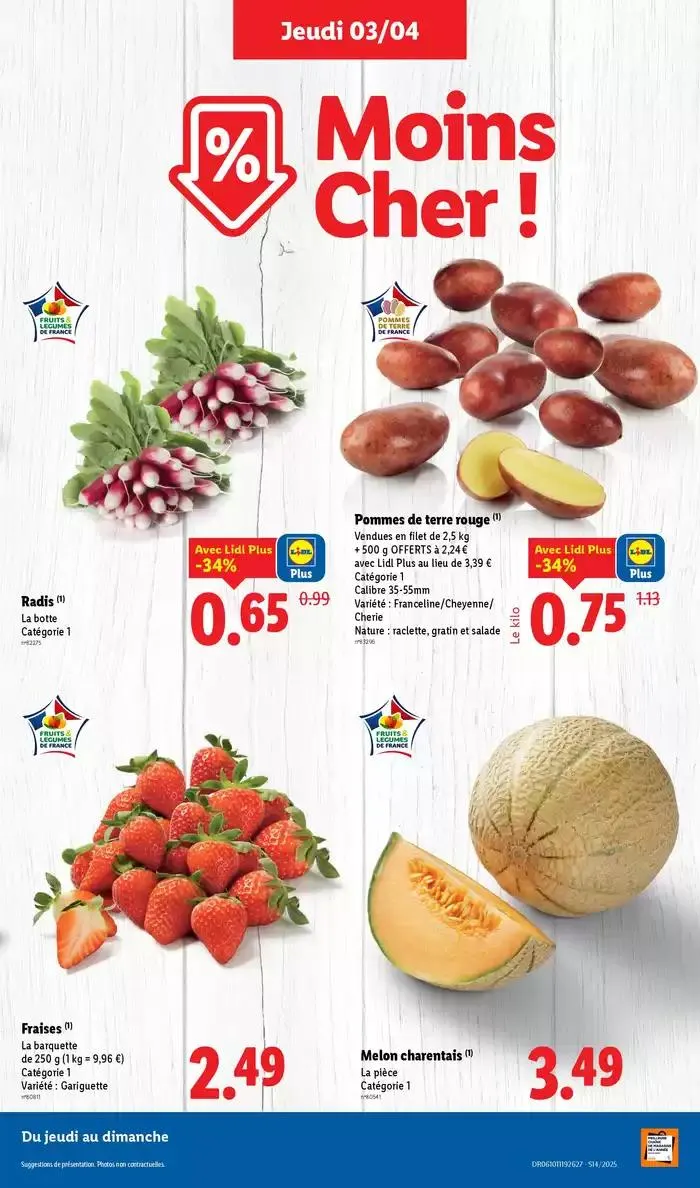 Concôctez un délicieux repas à l'occasion de Pâques avec la marque Deluxe chez Lidl ! du 3 avril au 9 avril 2025 - Catalogue page 5