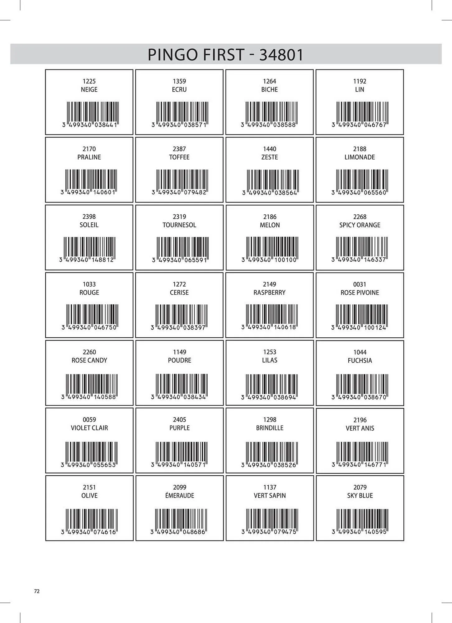 Catalogue Phildar du 10 décembre au 31 août 2025 - Catalogue page 72