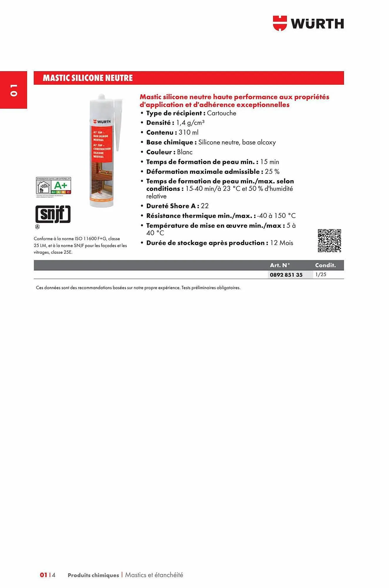 Catalogue Würth du 29 décembre au 31 décembre 2023 - Catalogue page 12