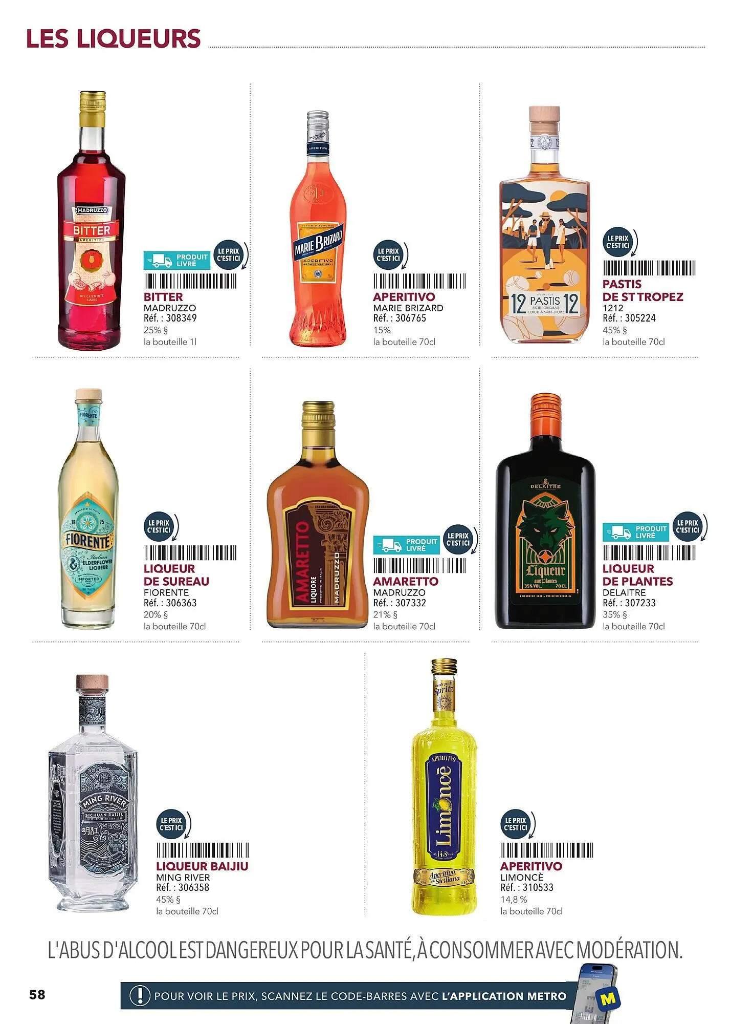 Catalogue METRO du 19 juin au 31 décembre 2025 - Catalogue page 58
