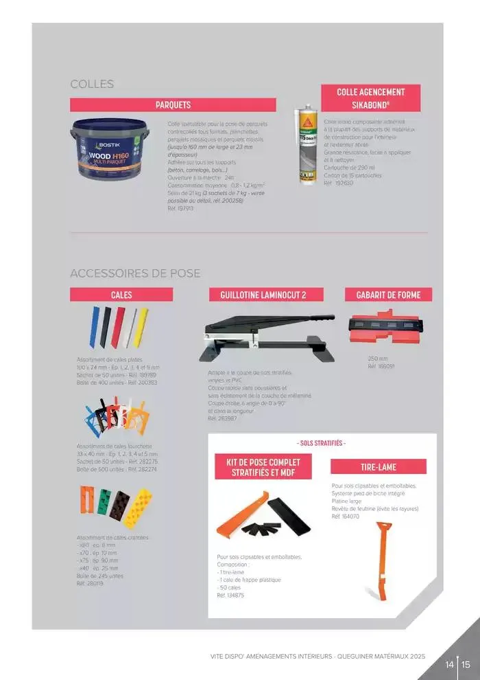 Aménagements Intérieurs du 20 janvier au 31 décembre 2025 - Catalogue page 15