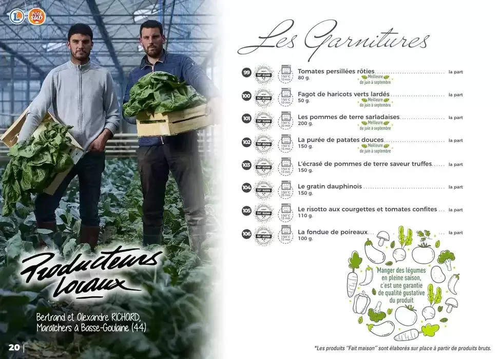 CARTE TRAITEUR 2025 du 3 janvier au 29 novembre 2025 - Catalogue page 11