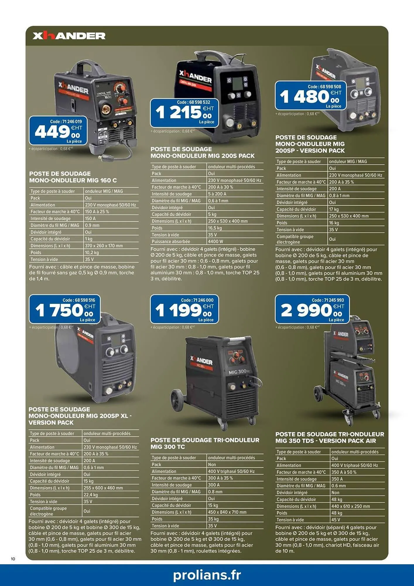 Catalogue Prolians du 16 octobre au 31 décembre 2025 - Catalogue page 10